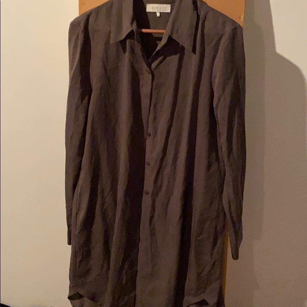 Wayf long button up